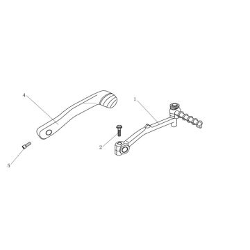 Kickstarter pedal AGM Venom white