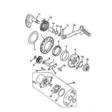Kickstarter Yamaha Bw's 2-stroke