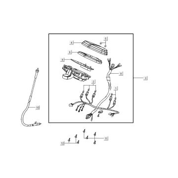 odometer AGILITY 16+ 4T 125 Matte Metallic Light Blue