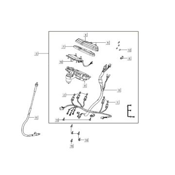 Speedometer Kymco Agility 16'+ 4-stroke injection euro4 matte blue