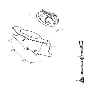 Speedometer Peugeot Vivacity 2 E2 2-Stroke