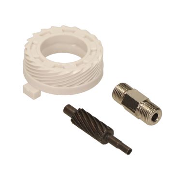 Speedometer gear - worm set with shaft 3-piece Zundapp a-quality 100.15-106