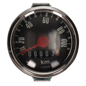 Mileage counter clock cream/puch/zun 48mm