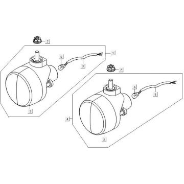 Indicator light Kymco MXU 300R
