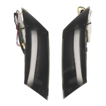 Flashing light set led tube red stripe Piaggio Zip 2000-> smoke DMP rear