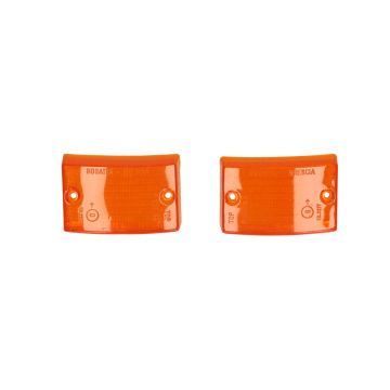 Indicator light lens Vespa PK50 original 234772 orange right front