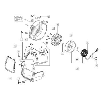 Refrigerator ignition Kymco Vitality 4t ac anthracite