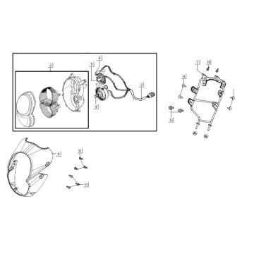 Headlight Kymco K-Pipe 125cc