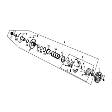 Clutch Sym Symphony ST euro4