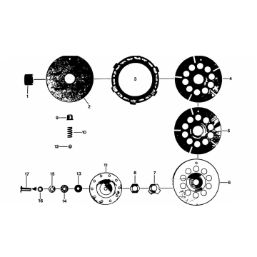 Zundapp 530 clutch plates all types