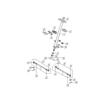 Crown piece Kymco MXU 300R