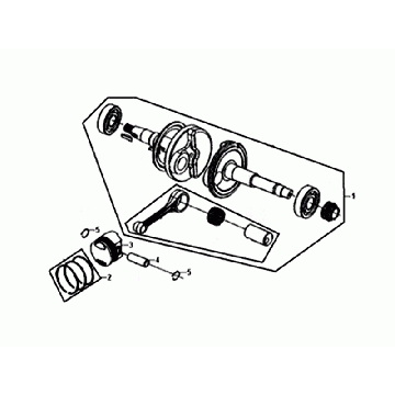 Crankshaft Sym Orbit III Black