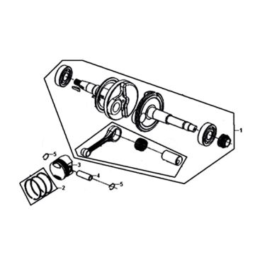 Crankshaft Sym Symphony ST euro4