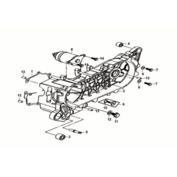 L. crank case Sym Crox 50 E5