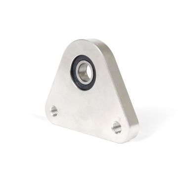 Bearing plate triangle rear wheel swinging Piaggio Ciao, Bravo, Si CNC stainless steel