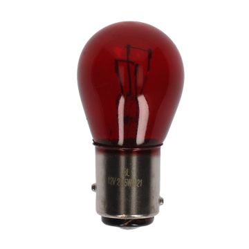 Bulb P21/5W Bay15d 12V 21/5W red