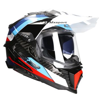 Adventure helmet LS2 Explorer Frontier MX701 black / blue