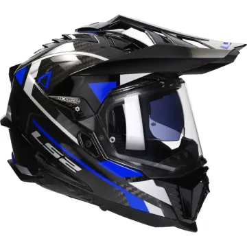 Adventure helmet LS2 Explorer C Adventure MX701 black / blue