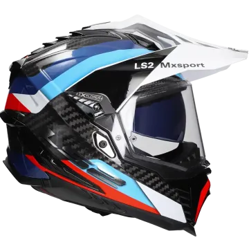 LS2 Helm Explorer Frontier MX701 zwart / blauw