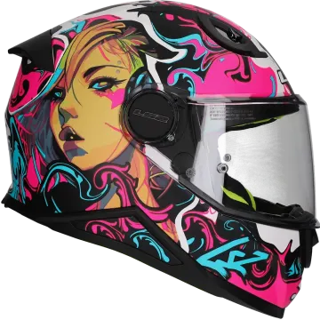 LS2 Kinderhelm Kid Cyberg FF812 paars