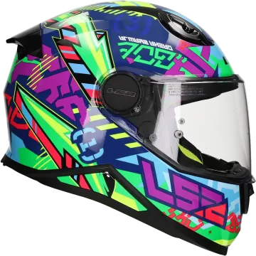 LS2 Kinderhelm Kid Svent FF812 blauw / groen