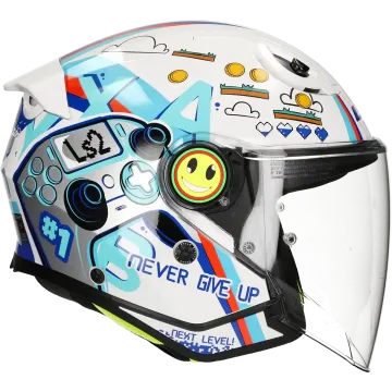 Kids helmet LS2 Funny II Next Level OF622 white