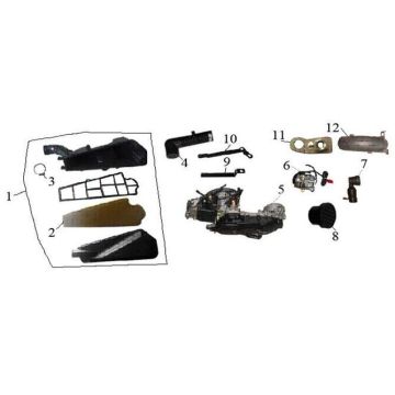 Air filter China LX white