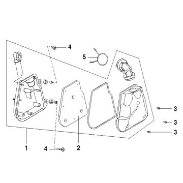 Air filter Generic Ideo red 2007 2-stroke