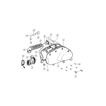 Air Filter Kymco Dink AC 2-stroke Silver