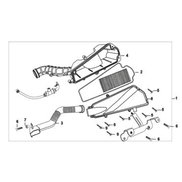 Air filter Sym Symphony ST euro4