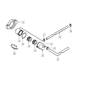 Air filter parts Kymco Vitality 2t ac blue