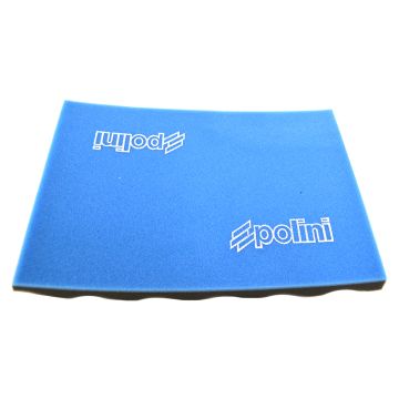 Air filter element A4 size universal black/blue 21x29.7cm carburetor connection Polini 203.0157