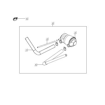 Air membrane Kymco City 16' 4-stroke dark grey