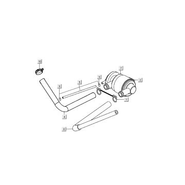 Air diaphragm Kymco People S 50 4T AC deep sea blue