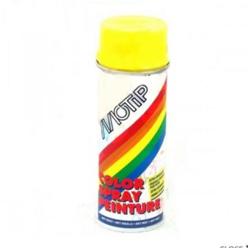 Spray can hard yellow 400ml Ral 1021 Motip