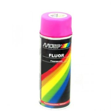 Spray can fluor pink 400ml Motip