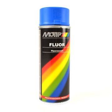 Spray can fluor blue 400ml Motip