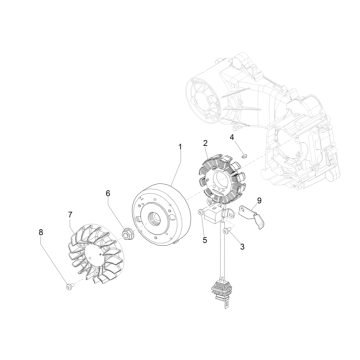 Piaggio Liberty 50 4-stroke magnetic flywheel (IGET Euro 5)