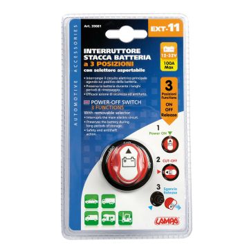 Mass switch Bulba three functions Ø29mm 12/32V