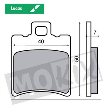 BRAKE PAD LUCAS SR GIL/IT/PIA CE