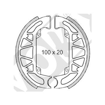 BRAKE SHOE SET LUCAS GIL/PIA CE
