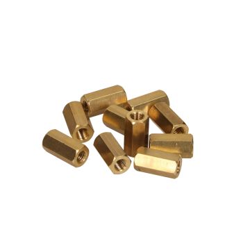 BRASS NUT M6 VERB NUT 10pcs