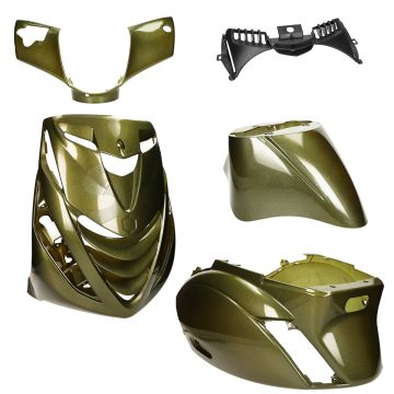 Fairing kit SP look Piaggio Zip python green metallic 5-piece