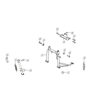 Mid Standard Kymco Agility 16'+ 4-stroke injection euro4 matt grey
