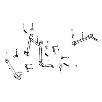 Rover Classic 4-Stroke Center Stand