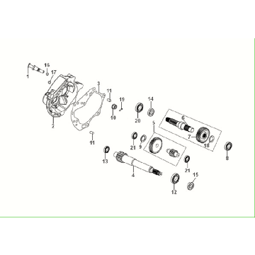 Gearing - Transmission - Sym Fiddle ll Euro 5