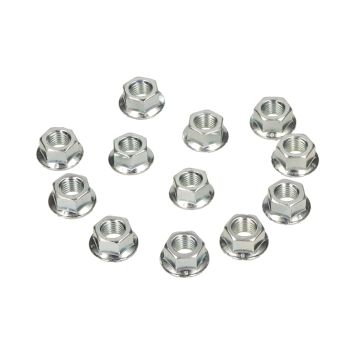 nut + flange Honda m10x1.25 (12 pieces)