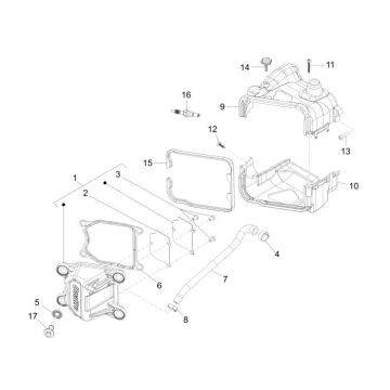 Air filter Piaggio New Fly 50 4T 4V AC