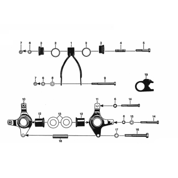 Zundapp 530 engine suspension all types