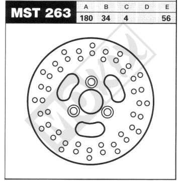 Brake disc Suzuki CE Lucas